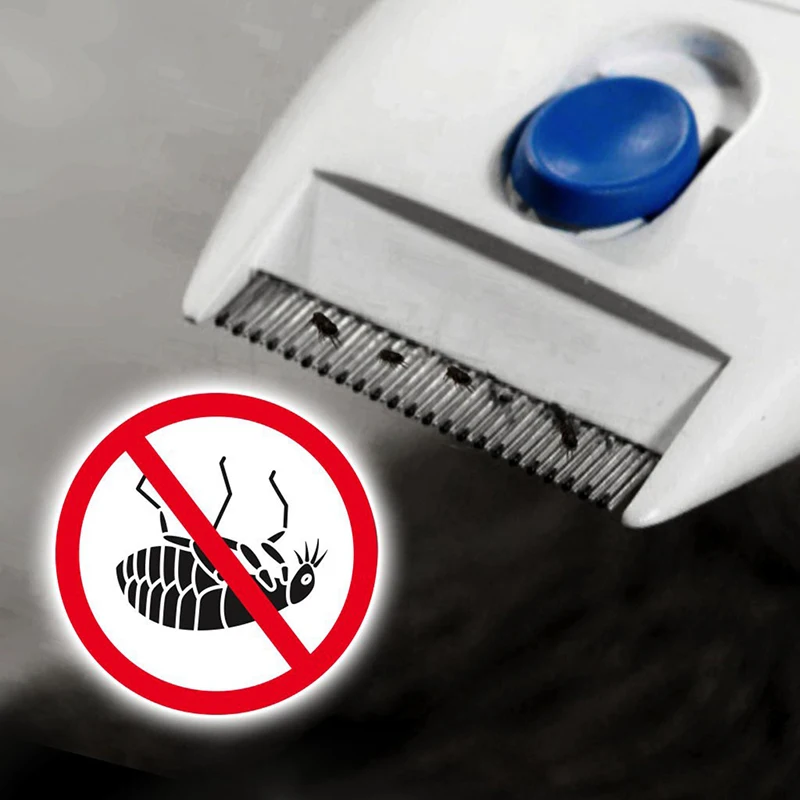 Flea Comb Electric Head Lice Comb Head Lice Removal Perfect Pet Flea and Tick Comb Tool 3