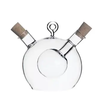 

1 PC Double Ball Dispenser Anti-Leak Creative Vinegar Container Oil Bottle Soy Sauce Container For Kitchen