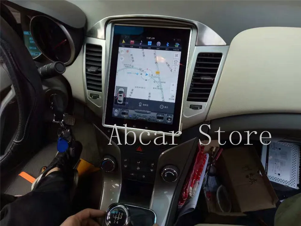 10 4 ''Tesla style Android 9 0 автомобильный dvd-плеер GPS-навигация для chevrolet cruze 2008-2014 стерео
