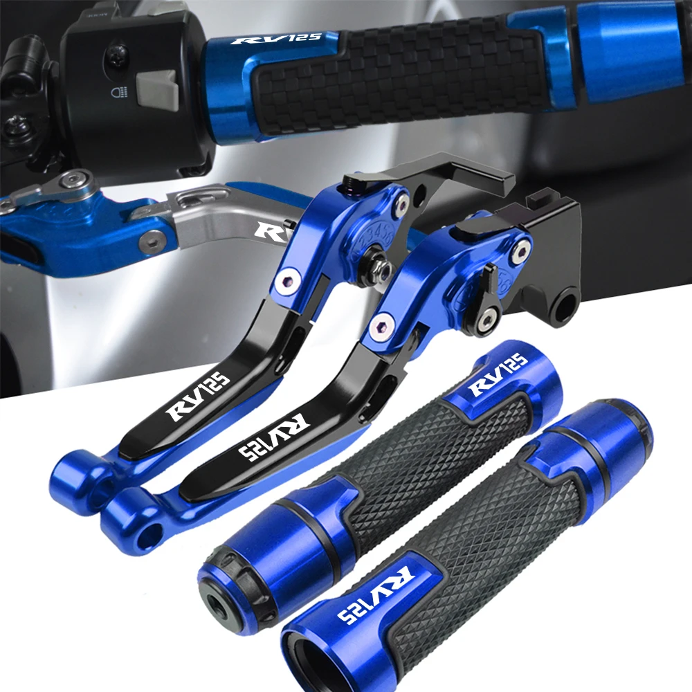 

For SUZUKI RV125 RV 125 2003-2016 2015 2014 2013 2012 Motorcycle Brake Clutch Lever & Handlebar Grip Ends cap plug Handle levers