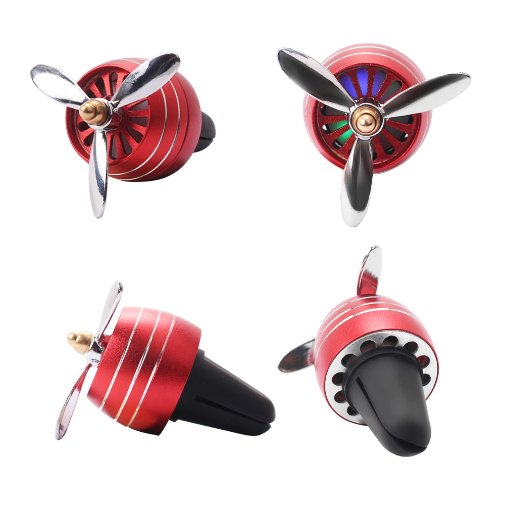 Car Air Vent Perfume Purifier Air Purifiers with LED Light Air Freshener Solid Fragrance Perfume Diffuser car accessories