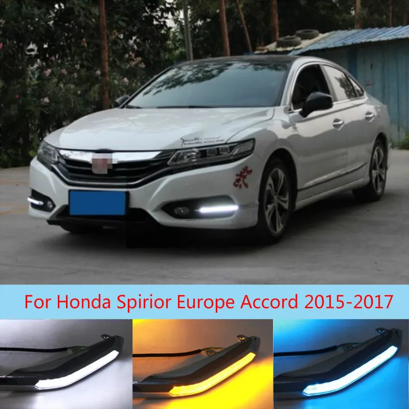 2 шт. для Honda Spirior europe accord 2015-2017 передний светодиодный ДХО дневные ходовые огни