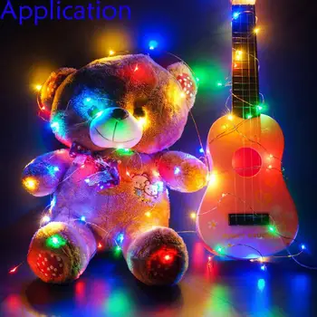 

Fairy String Fairy String Light Fairy Light Durable Romantic Super Bright 100LED Copper Wire Battery 10M Yard Xmas Decor
