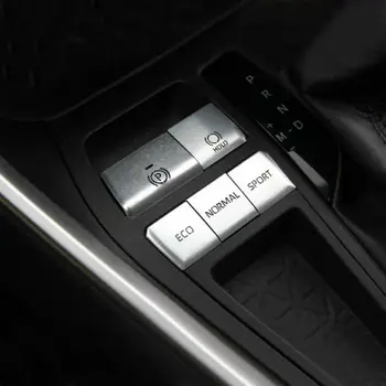 

Gear Shift Box Function Button Trim Silver For 2019 2020 Toyota RAV4 Accessories Replacement Parts