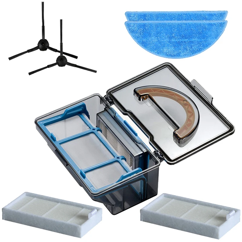 

Dust Box Side Brush Hepa Filter Mop Cloth for Ilife V5 V50 V55 X5 V5S V3 V3S Pro V5Pro Ilife V5S Pro Robot Vacuum Cleaner Parts