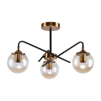 

Ceiling Light 20714/3GD + BK Amb Saving Light