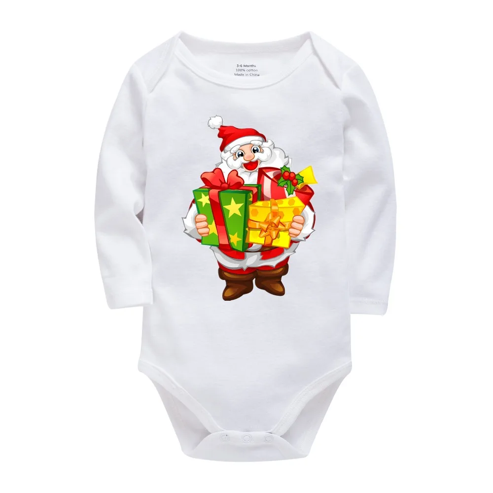 Рождественские детские боди на заказ с текстовыми фотографиями; индивидуальная одежда для малышей; комбинезон; комбинезоны; милые детские комбинезоны; детская одежда унисекс