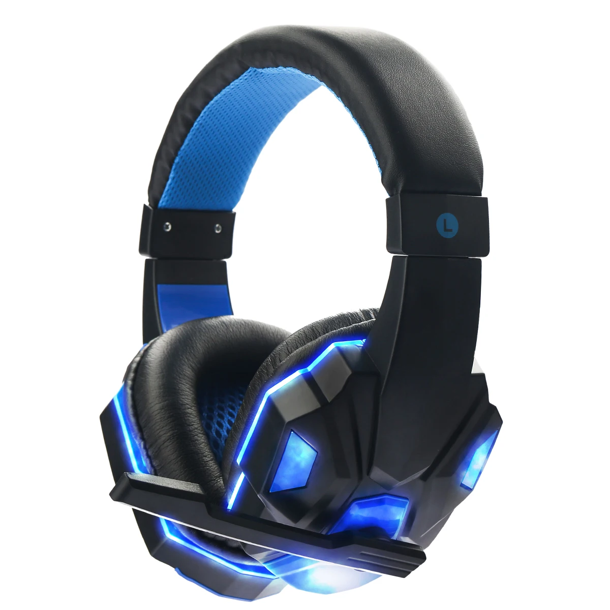

Professional Gaming Headset With Mic LED Light Surround Stereo Computer Headphone USB 3.5mm Wired Headset For PC Laptop