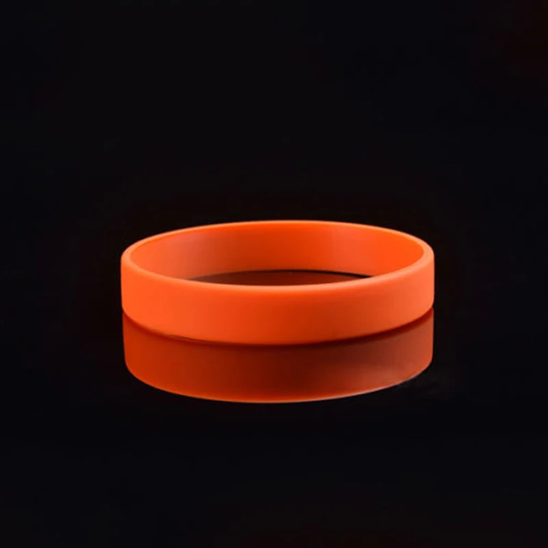 1PC Men/Women Fashion Bangle Silicone Sport Bracelet Wristband Rubber New Stretchy