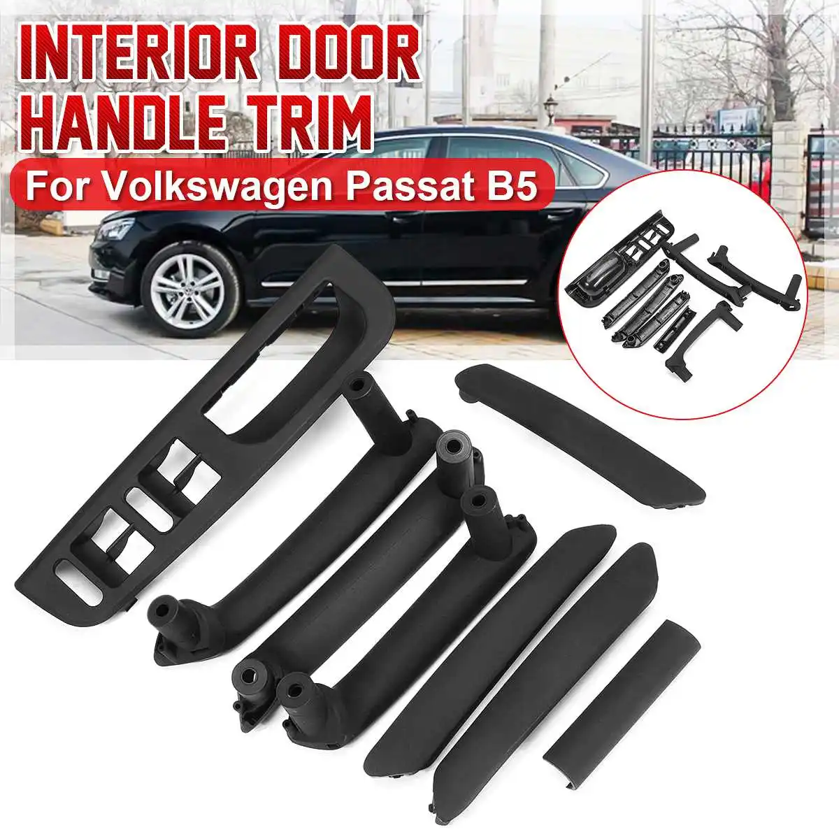 98 05 V W Passat B5 Chrome Inner Door Handle Trim 98 05 V W Passat B5 Chrome Inner Door Handle Trim