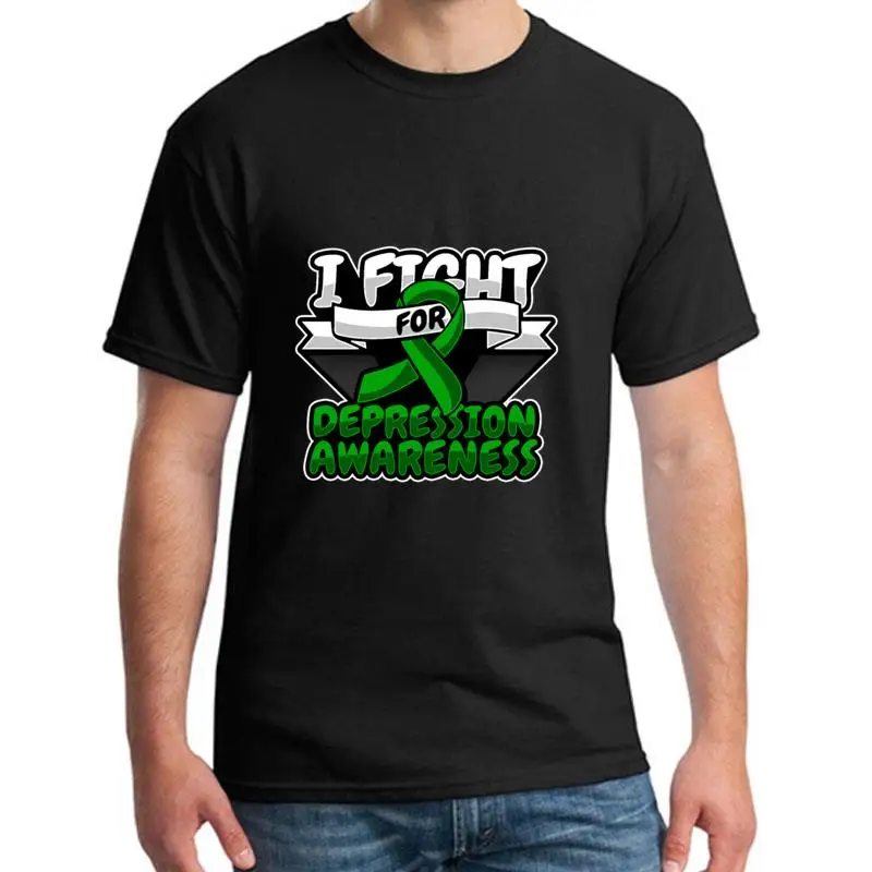 

Design I Fight For Depression Awareness Depression tshirt s-49xl awesome derrick rose Kawaii male female tshirts
