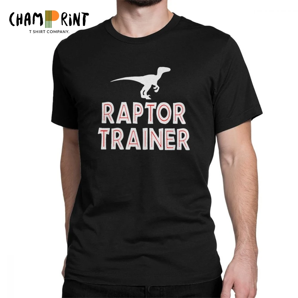 Raptor тренер Для мужчин футболки с принтом динозавра Velociraptor новинка натуральный
