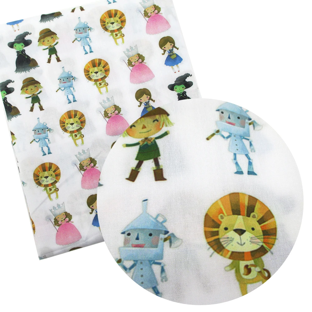 50*145 см полиэстер и хлопок мультфильм принцесса печатных ткань швейное Одеяло Ткань DIY Детская одежда сумки материал пэчворк, c8674