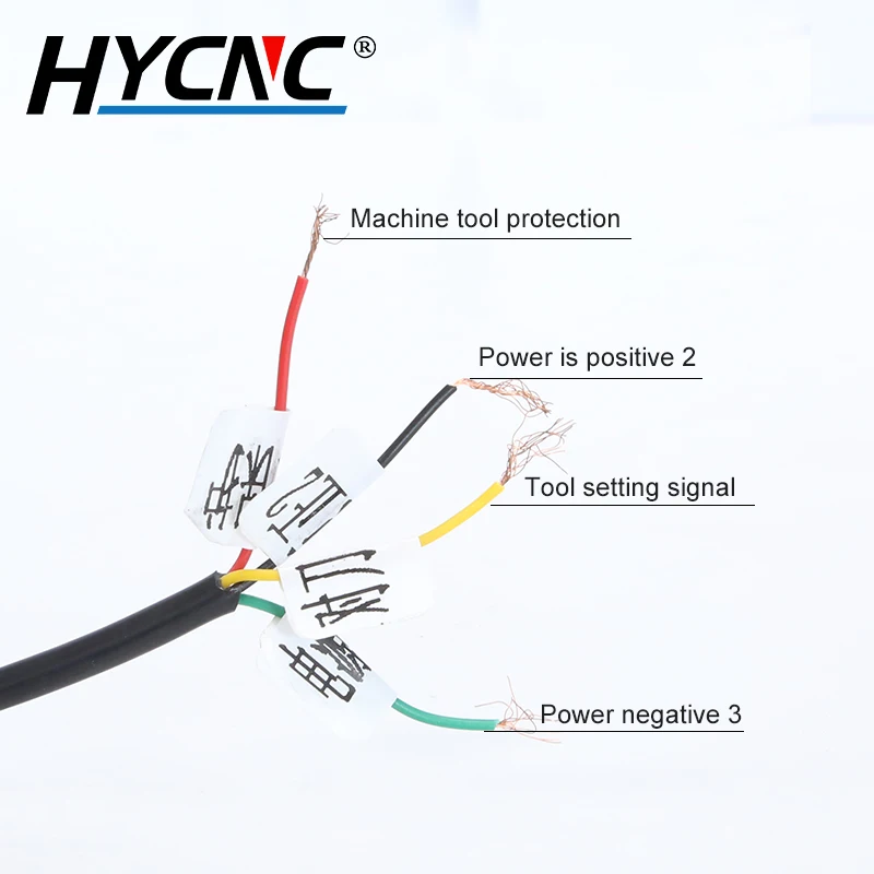 Automatic Tool Pressure Sensor Z Axis Tool Setting Inspection Instrument Gauge 4 Lines CNC Stone Carving Tool Adjustment Probe