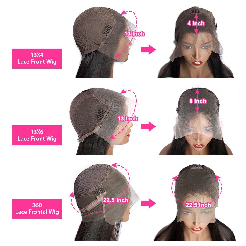 all kind of lace wigs