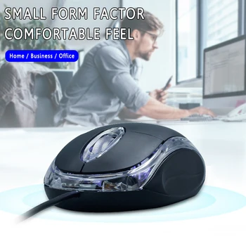 

1200DPI LED Optical USB Mouse Wired Gaming Mouse Gamer 3 Button Ergonomics Computer Mice For PC Laptop Computer Desktop