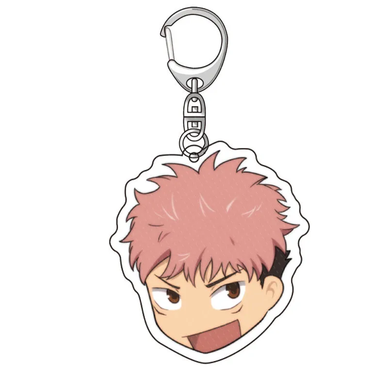 

New Anime Jujutsu Kaisen keychain Kugisaki Nobara Delicacy Bag Pendant Acrylic Key Chain Decoration Accessory Keyring Trinket