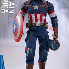 Мстители Капитан Америка 1/6 Масштаб ПВХ фигурка модель с подставкой коллекционная игрушка детский подарок