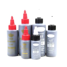 1 бутылка инструменты для волос, 1/2/4oz волос склеивания клей супер склеивания жидкий клей для химическому воздействию) в пучках, парик Наращивание волос Профессиональный салон