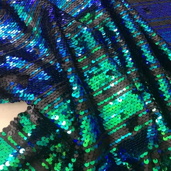 

1Y/Lot color striped sequins fabrics brand women's dress sequins embroidered box packaging material