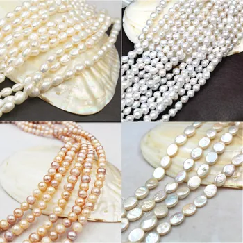 

Natural Freshwater Pearls Fashion High Quality Baroque Loose beads Jewelry DIY Necklace Bracelets Earrings Jewelry Accessories