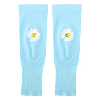 

Children's ice silk sunscreen sleeves men and women baby summer sweat-absorbent cartoon cute block mosquitoes cold sleeves