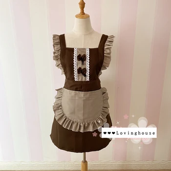 

Adult household Princess apron garden manicure tea flower shop work clothes