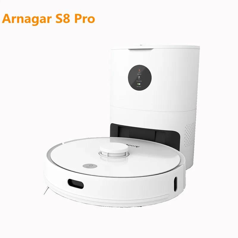 Робот-пылесос Arnagar S8 Pro с функциями сухая и влажная уборка автоматическое
