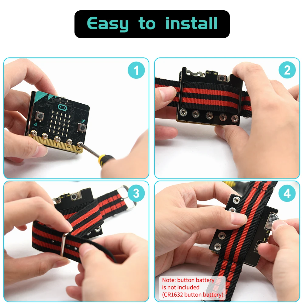 Keyestudio-Micro: Módulo Bit Power Shield, sem bateria, apto para BBC Micro bit Board