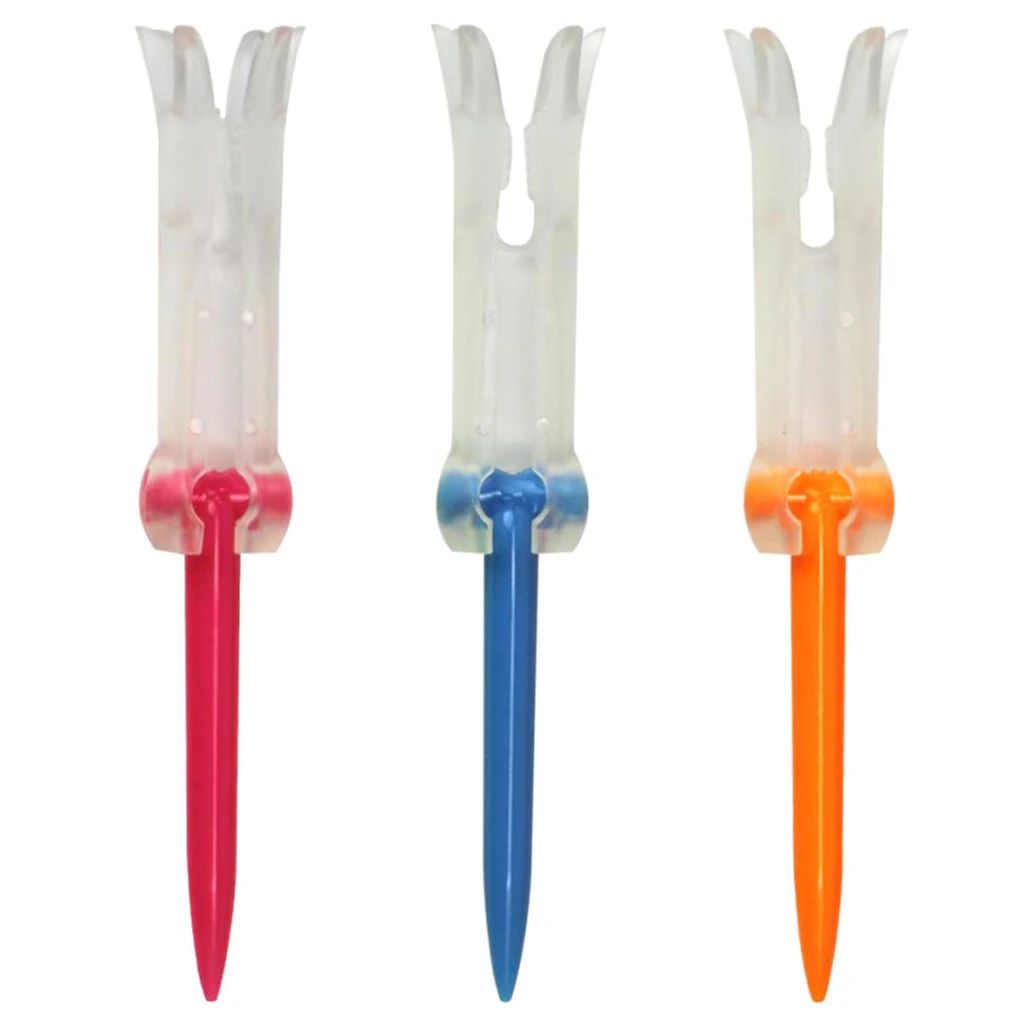 3Pcs 85mm Rubber Golf Driving Range Tees Holder Folding Golfer Tee Home Practice Tool 3Pcs 85mm Rubber Golf Driving Range Tees Holder Folding Golfer Tee Home Practice Tool