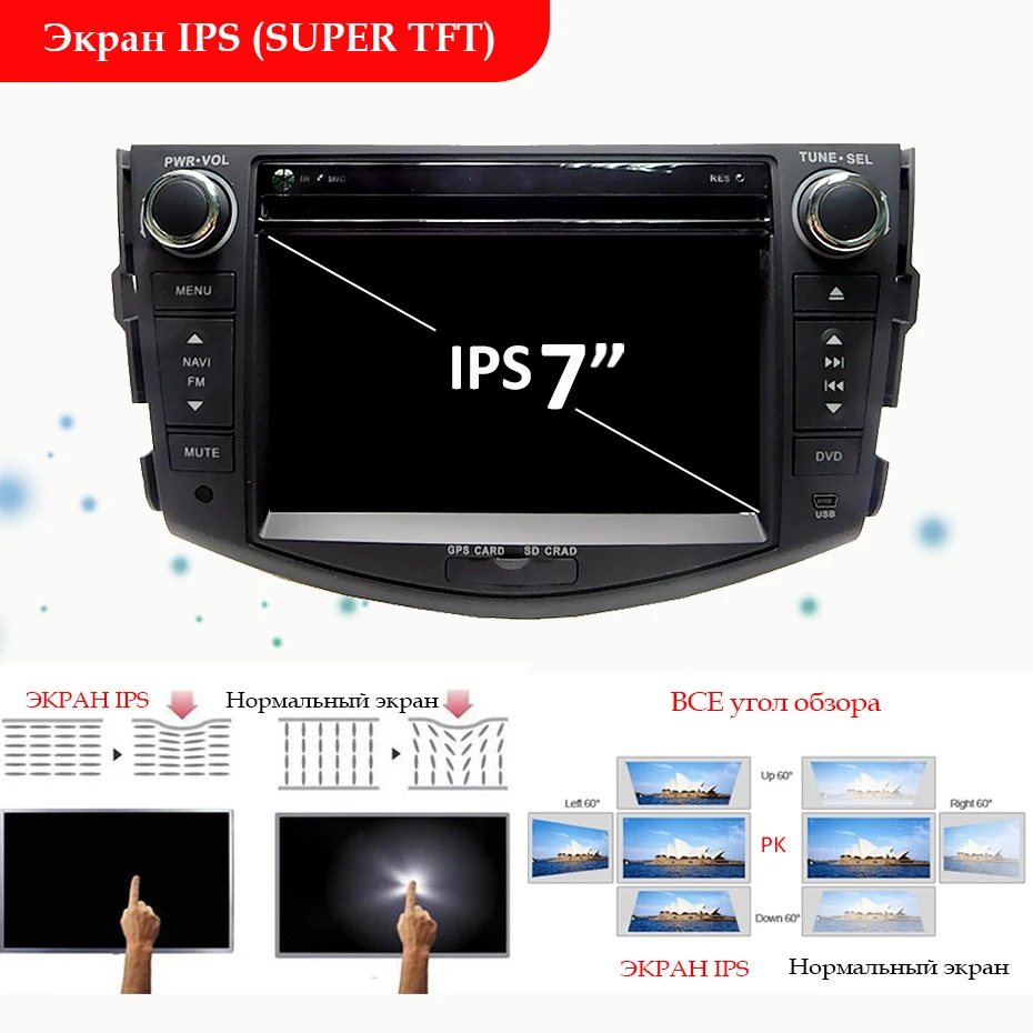 4G 64G ips DSP 2 Din Android 9,0 Автомобильный мультимедийный dvd-плеер gps для Toyota RAV4 Rav 4 2007 2008 2009 2010 2011 Автомобильный Радио FM obd2