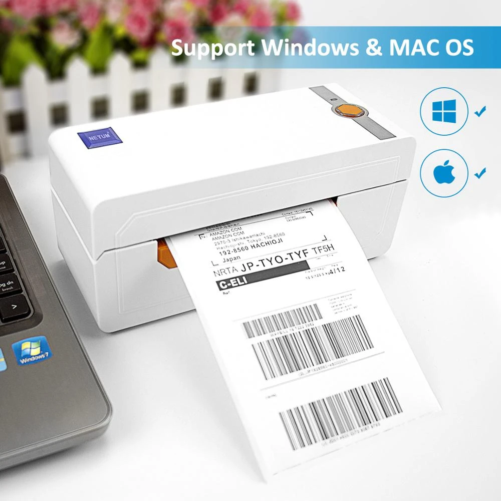 NT-LP110A Printer Label Termal dengan Kualitas Tinggi 110Mm 4 Inci A6 Printer Label Barcode USB Port Bekerja dengan Paypal Etsy Ebay USPS