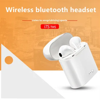 

i7 Tws Headphone Wireless Bluetooth 5.0 Earphone Earbuds With Mic Charging Box Sport Headset For Smart Phones NEW