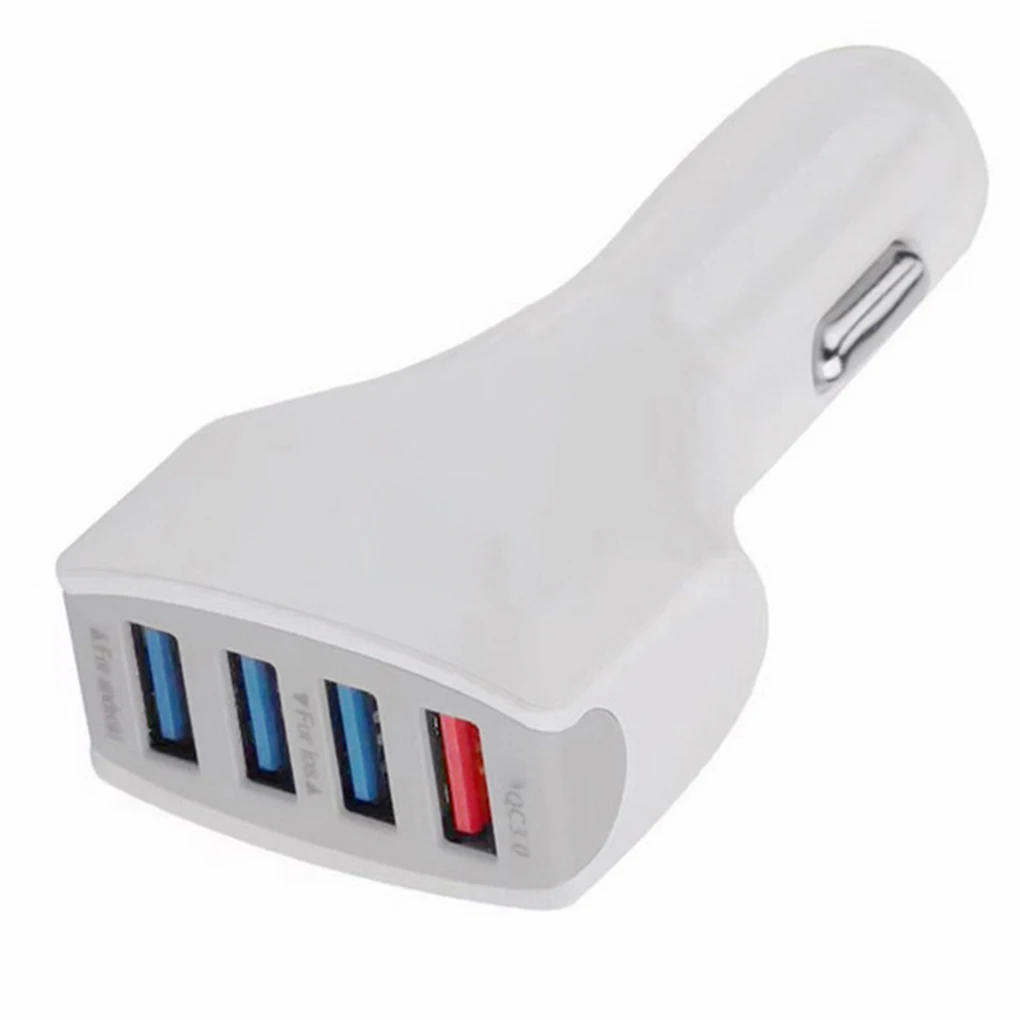 Cellphone Tablet Smart Fast Car Charger Phone MP4 Camera Quick Charging Adaptor 4 USB Ports Cellphone Tablet Smart Fast Car Charger Phone MP4 Camera Quick Charging Adaptor 4 USB Ports