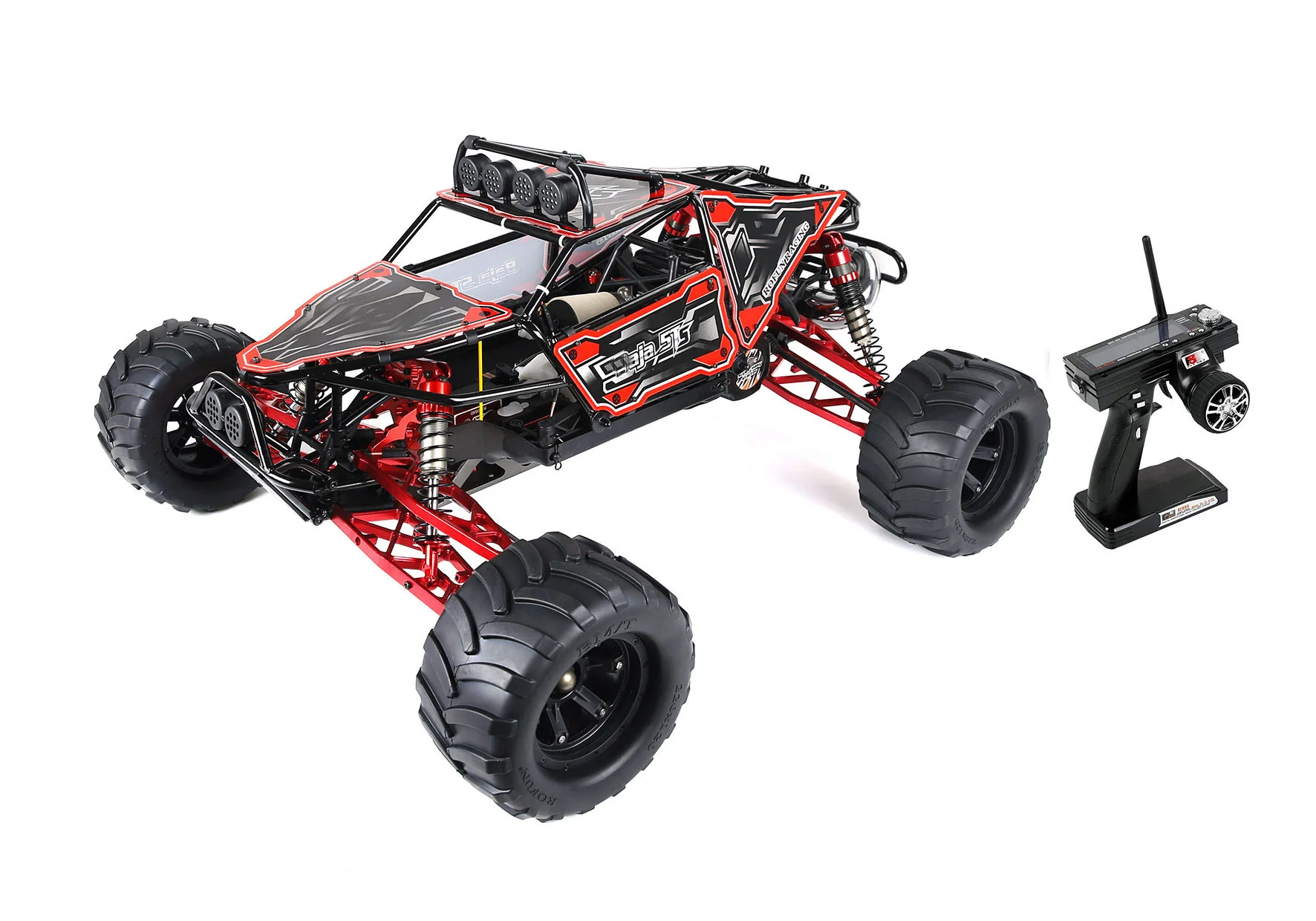Rofun 5TS-max 1/5 по выгодной цене с доставкой, 45cc 2-тактный 4 Болт бензиновые двигатели для Rovan Baja 5ts-max машинка на радиоуправлении - Цвет: Red