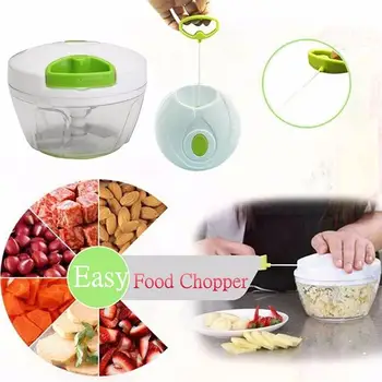 

Size 13*13*10cm Meat Vegetable Cutter Veggie Chopper Tool Machine Foodcrusher Mixers Weight 240g Kitchen Crusher
