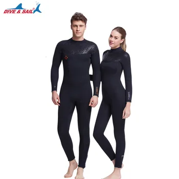 

5mm Diving Serve Men Long Sleeve Thickening Keep Warm Cold-proof 3mm Wetsuit Diving Swimming Suit Woman Snorkeling Surfing