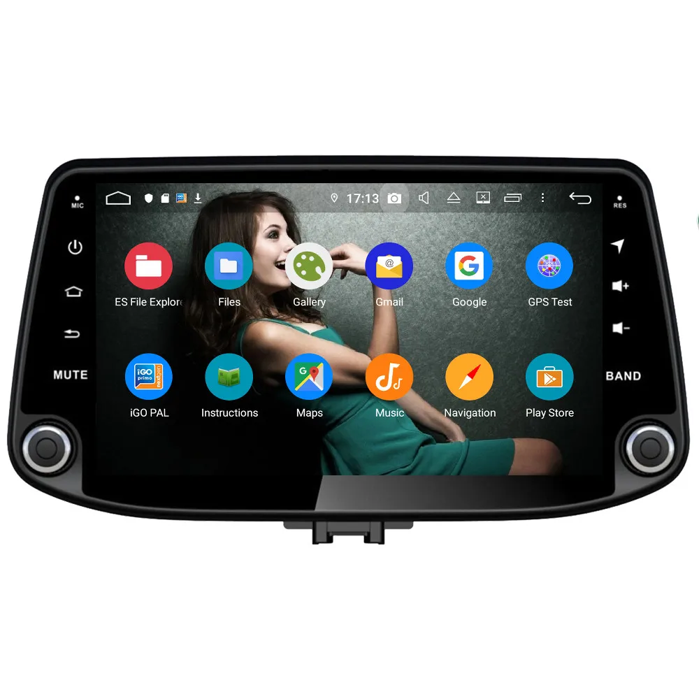 Klyde " ips 4G wifi Android 9 Восьмиядерный 4 Гб ОЗУ 64 Гб ПЗУ DSP BT автомобильный DVD мультимедийный плеер стерео для hyundai I30