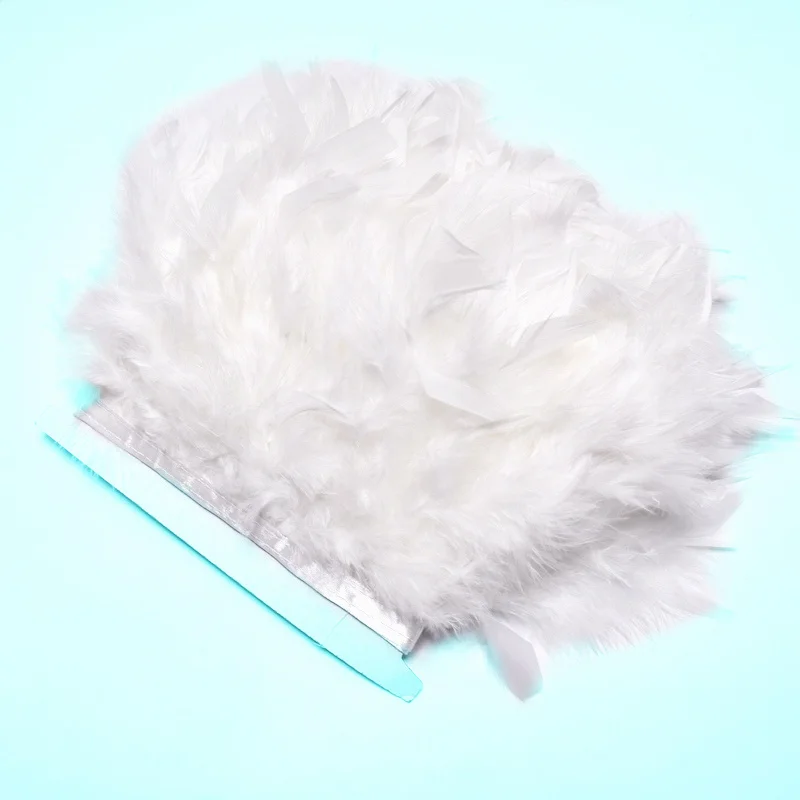 2 м/лот шлейф винно красные перья индейки отделка для рукоделия одежда Вечерние