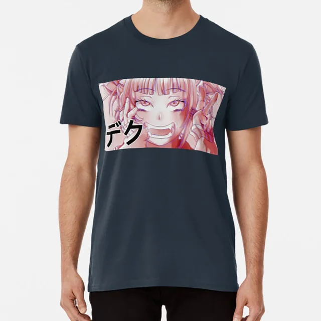 Deku Blood Red Ver T Shirt Toga Bnha Mha Manga Otaku