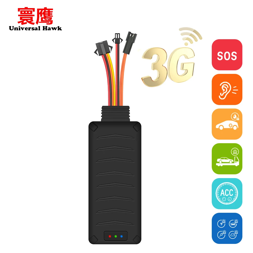 Автомобильный 2G 3G GPS трекер UMTS/технология HSPA GSM SOS голосовой монитор отрезает