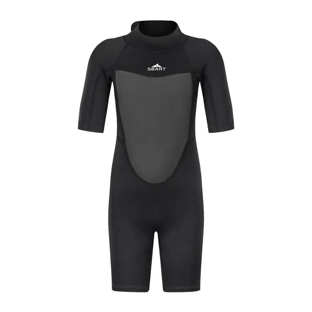 2MM Neoprene Youth Kids Wetsuit Surfing Suit Short Sleeve Diving Snorkeling WetSuit Children Scuba Fast Drying Bathing SwimSuits