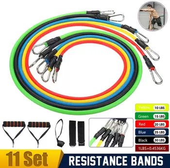 

AU Stock 7 Days Delivery 11Pcs Resistance Bands Exercise Gym Equipment Resistance Bands Set Workout Yoga Fitness Equipment