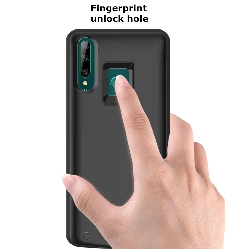 Силиконовые чехлы для зарядного устройства NTSPACE 6500 мАч Huawei Y9 Prime 2019 чехол батареи