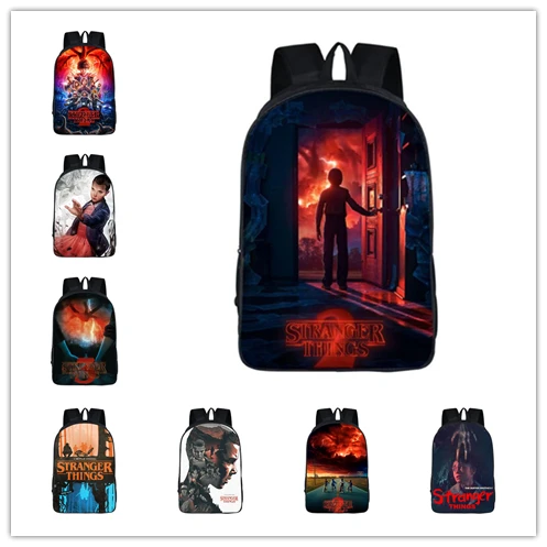 

Fashion Print Student Bag Film Television Periphery Stranger Things Personality Multi-function Computer Bag Travel Backpack