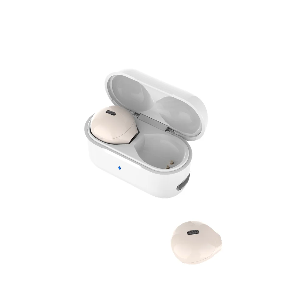 Fone de Ouvido sem Fio Invisível com Microfone Metade na Orelha sem Dor Fone de Ouvido-nova Mini Bluetooth Toque Dormir Geração 5.0 - Image 4