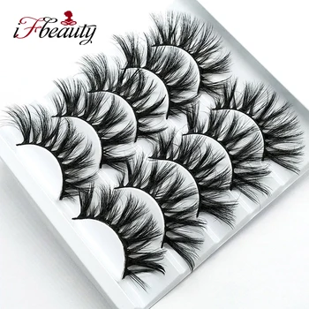 

5Pair 3D Imitation Mink Hair Eyelashes Hair False Eyelashes Natural/Thick Long Gorgeous Eye Lashes Extension Beauty Makeup Tools