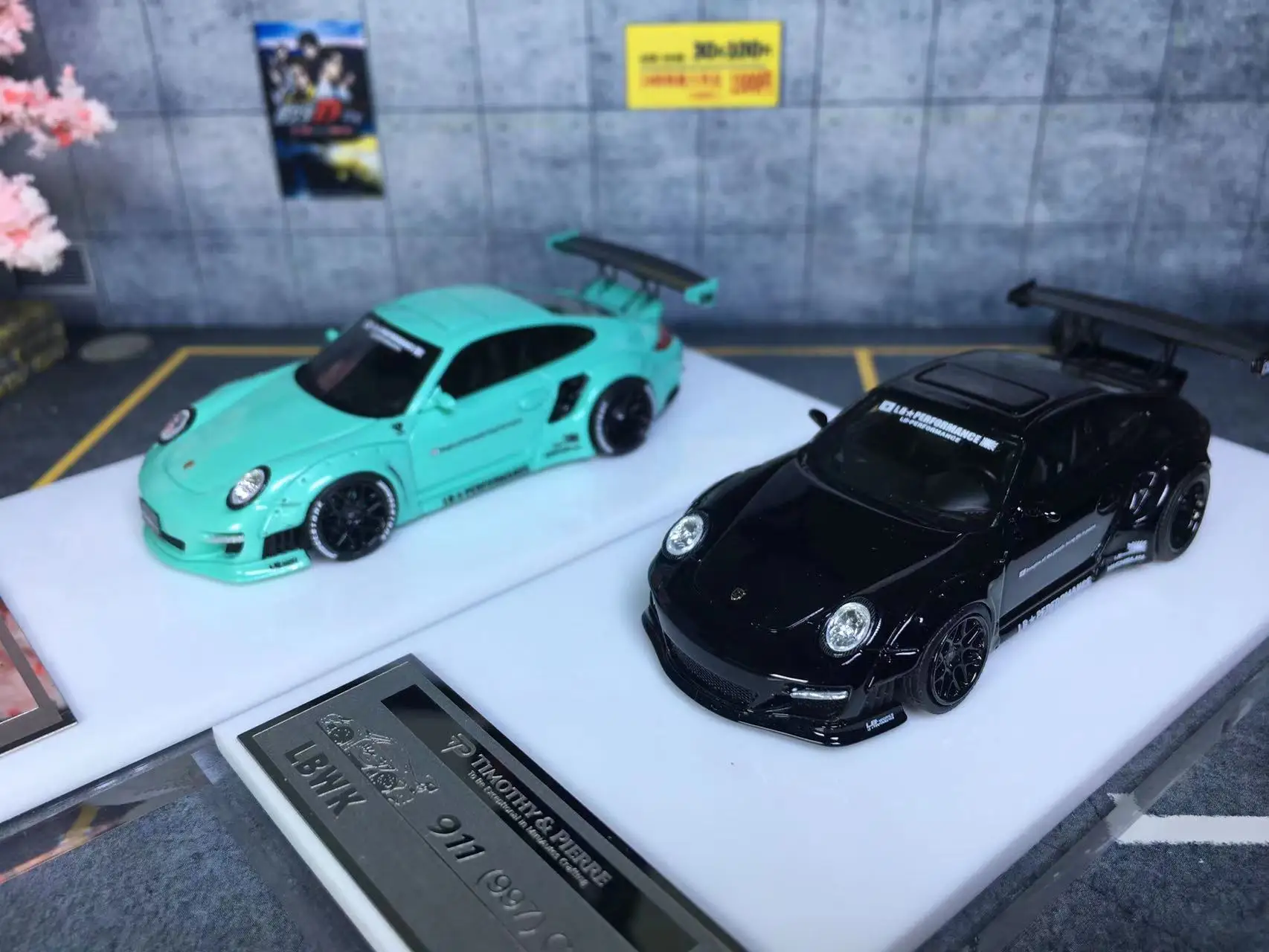 TP 1/64 LBWK 911 997 Coupe Resin Model Car Collection Limited Edition ...