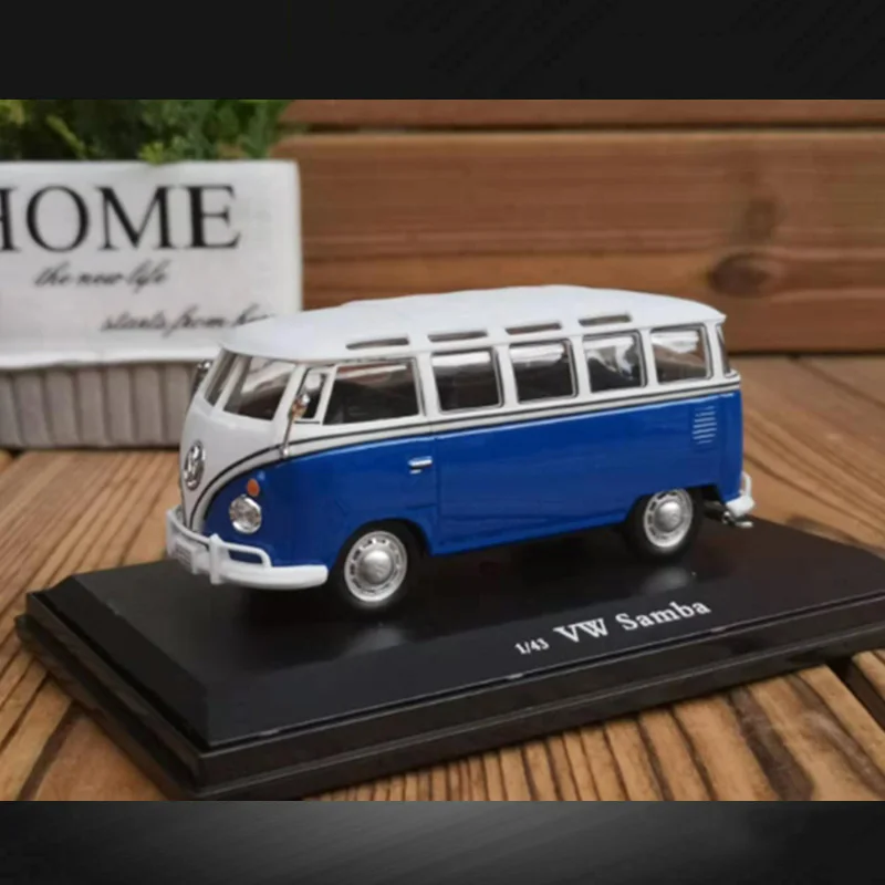 

1/43 Alloy Samba T1 Bus Model Toy Cars Die Cast Metal Collection Van Toys Car For Children