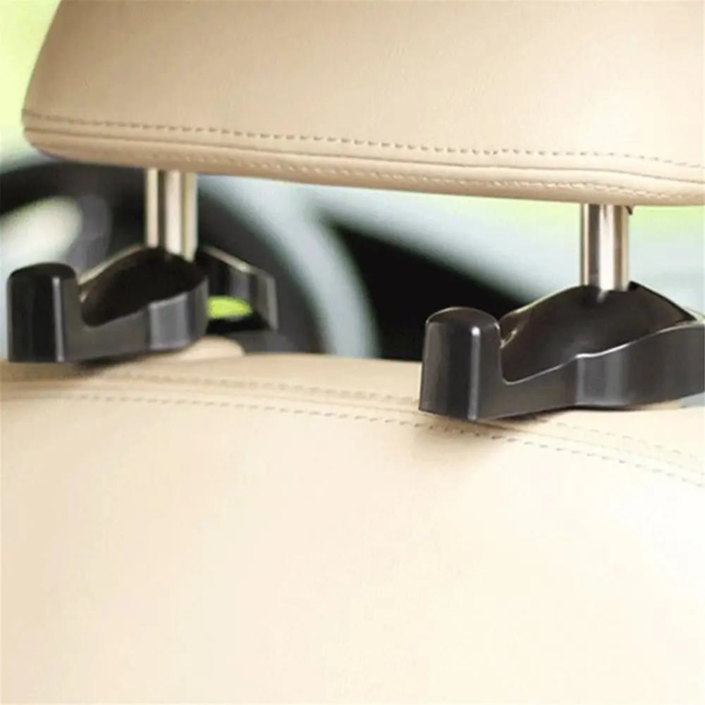 Автомобильные крючки спинки сиденья автомобиля скрытый подголовник Вешалка для сумки хозяйственная сумка вешалка для хранения пальто автомобильные аксессуары